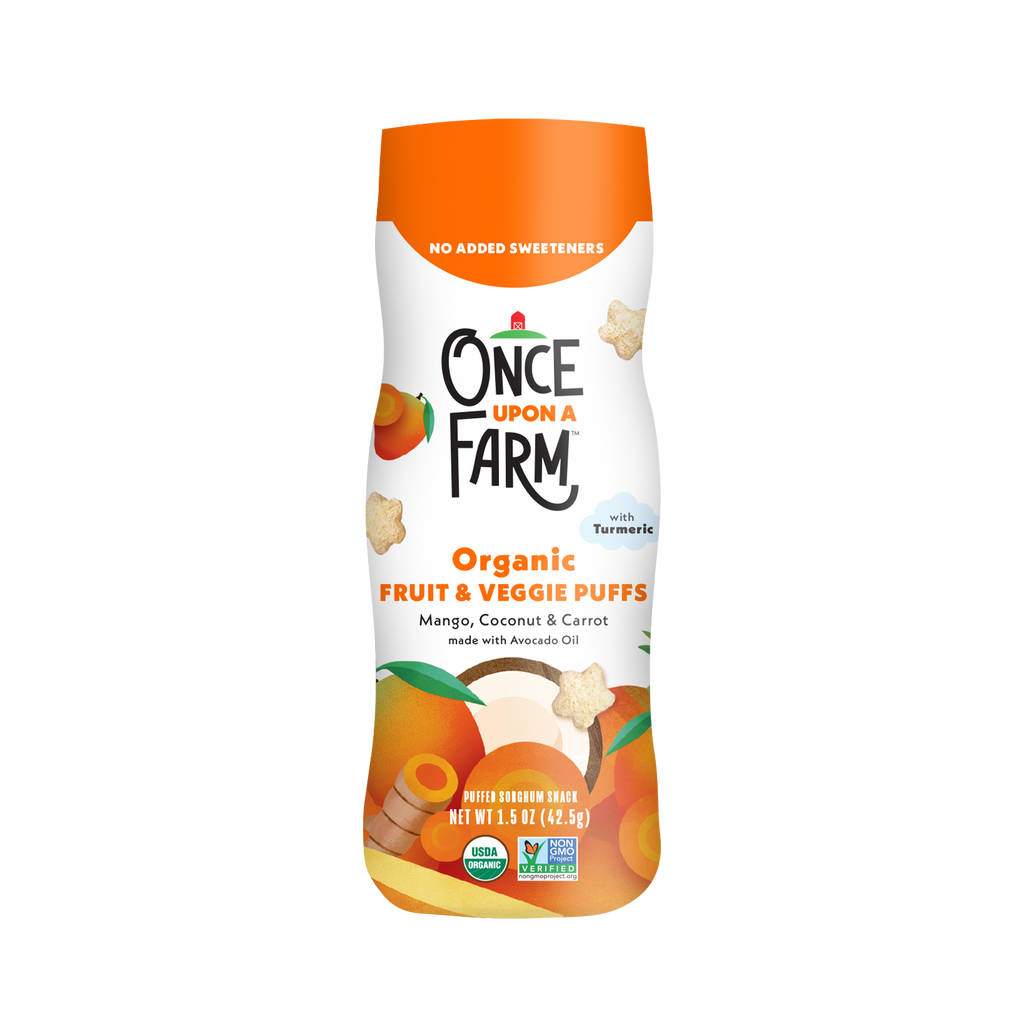 Mango, Coconut & Carrot Puffs, 6ct
