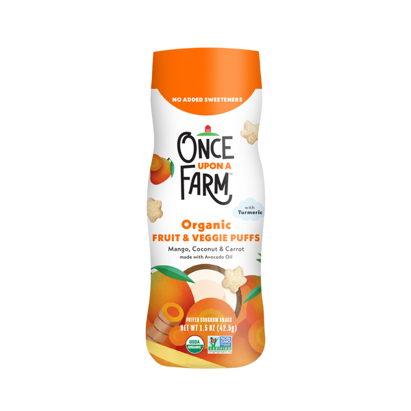 Mango, Coconut & Carrot Puffs, 6ct