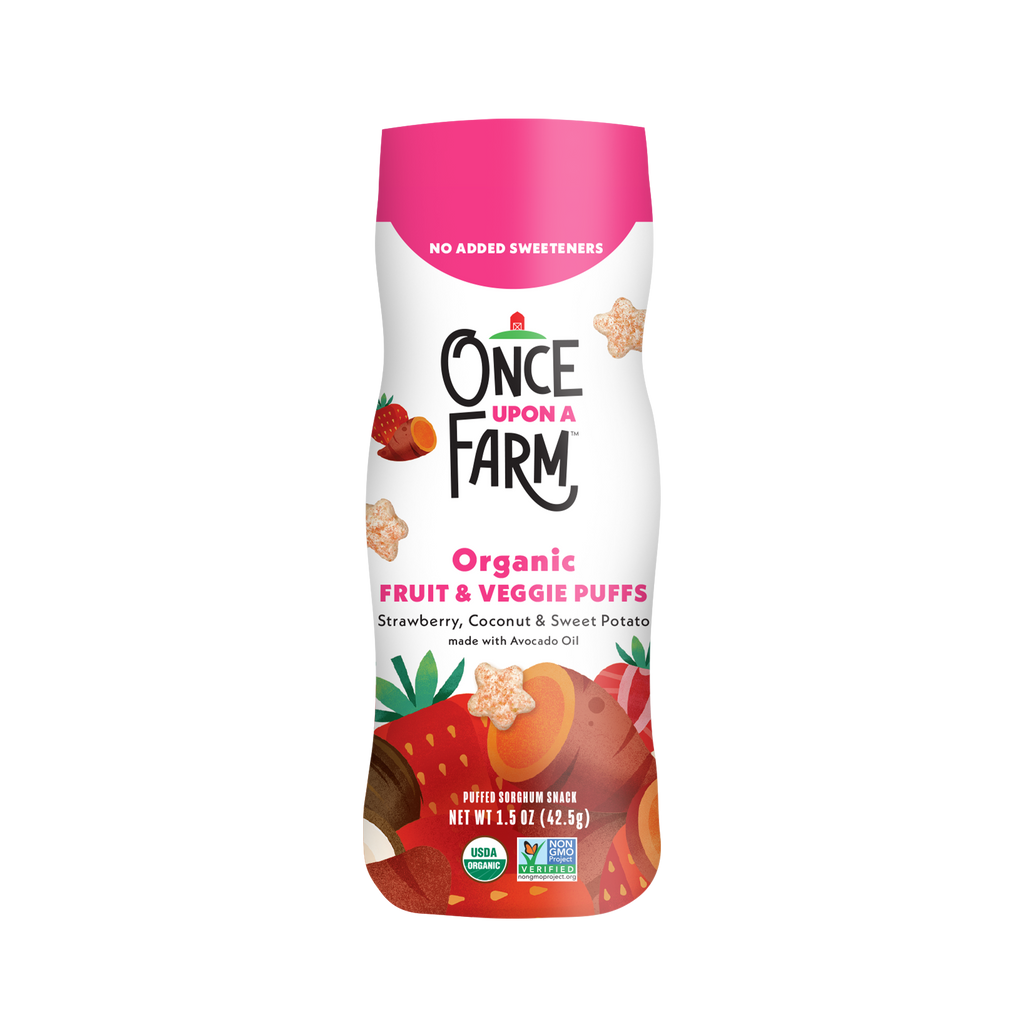 Strawberry, Coconut & Sweet Potato Puffs, 6ct