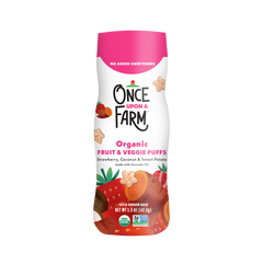 Strawberry, Coconut & Sweet Potato Puffs, 6ct