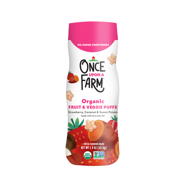 Strawberry, Coconut & Sweet Potato Puffs, 6ct