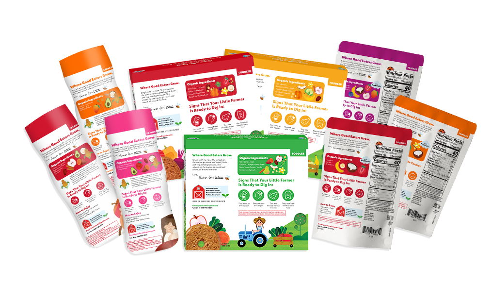 Baby & Toddler Snack Sampler Back of Packaging
