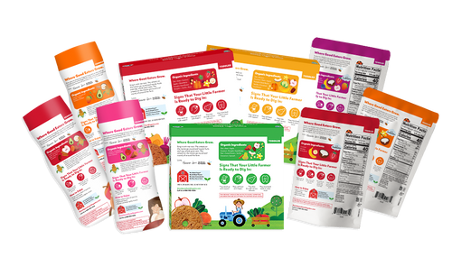 Baby & Toddler Snack Sampler Back of Packaging