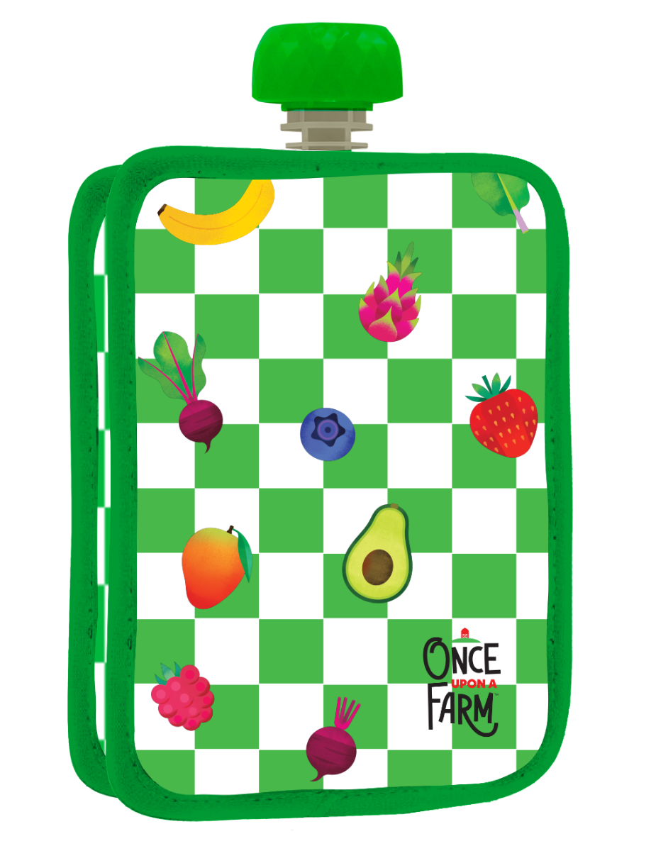 Green Checkered Pouch Cooler One-Time Add-On