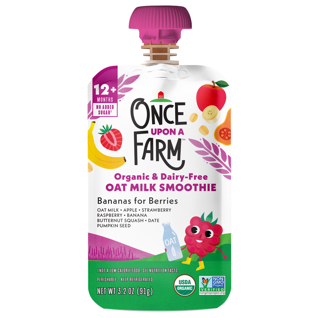 Bananas For Berries Oat Milk Smoothie front of packaging