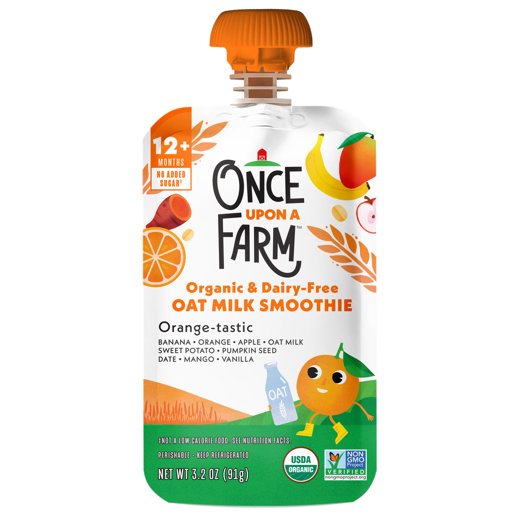 Orange-tastic Oat Milk Smoothie front of packaging