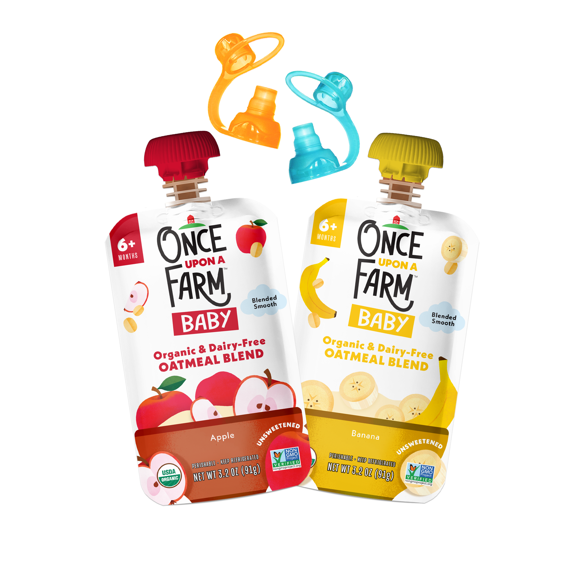 Baby Oatmeal Variety Pack with ChooMee Pouch Tops