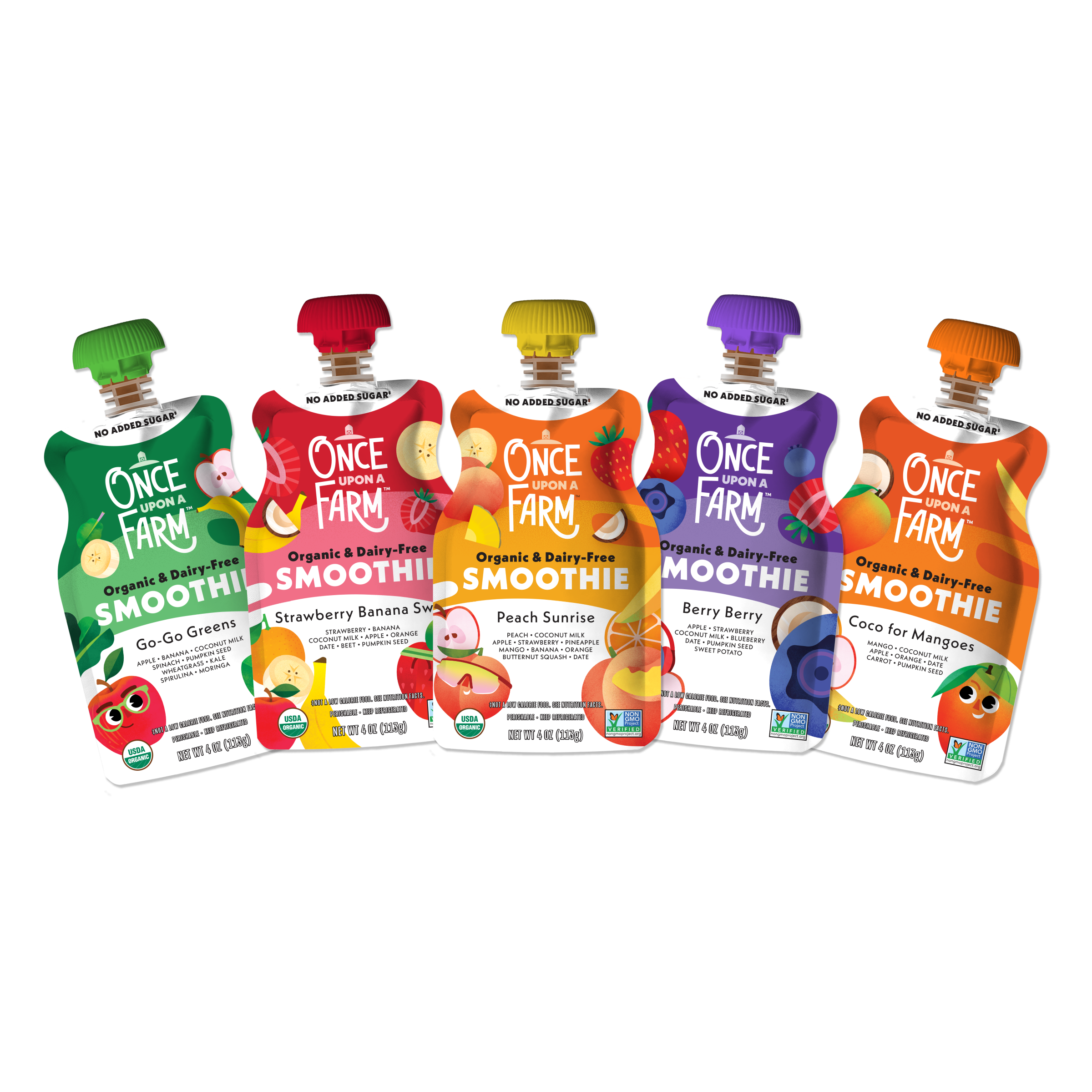 Dairy-Free Smoothie Variety Pack front of packaging