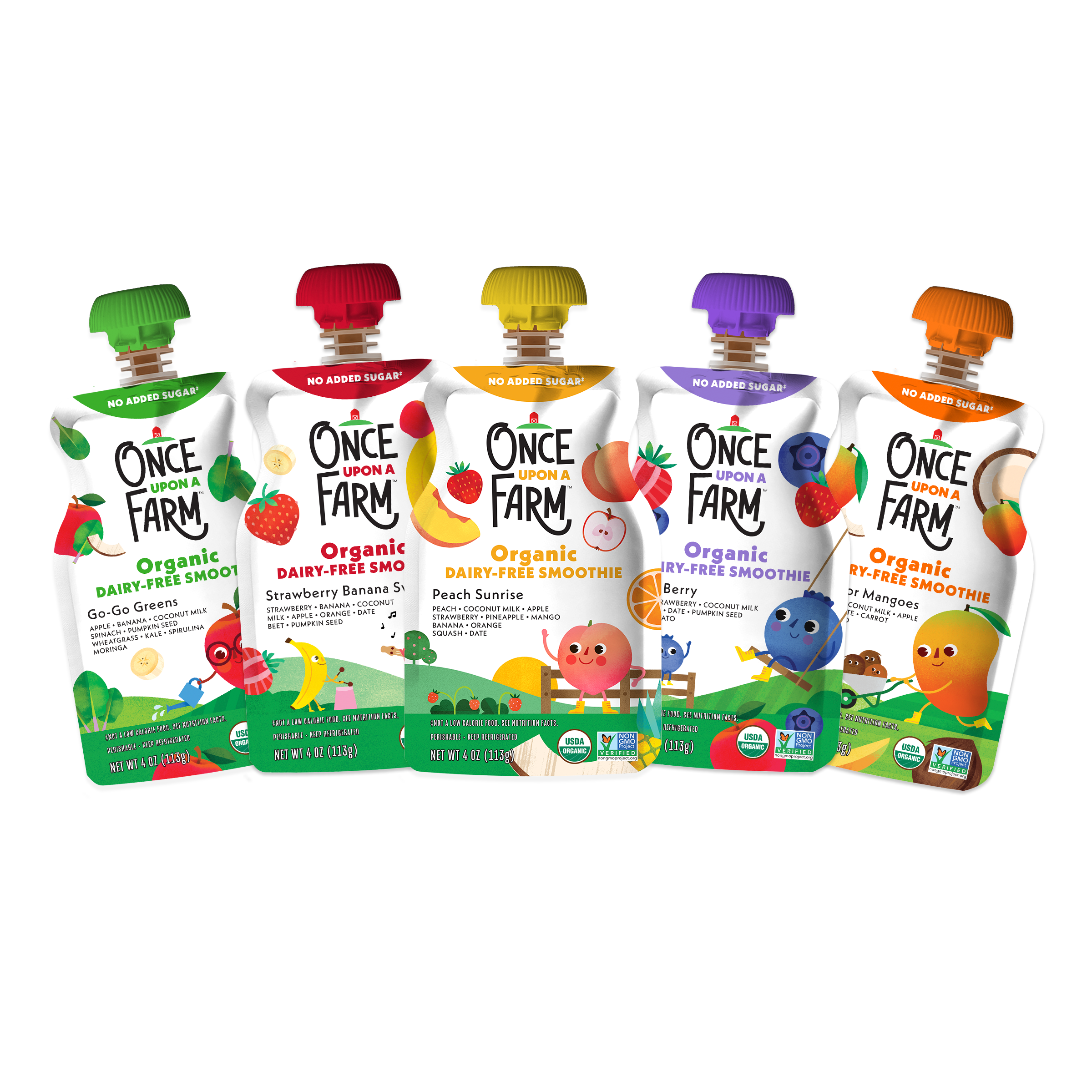 Dairy-Free Smoothie Variety Pack | Once Upon a Farm Dairy-Free Smoothie Variety Pack | Once Upon a Farm