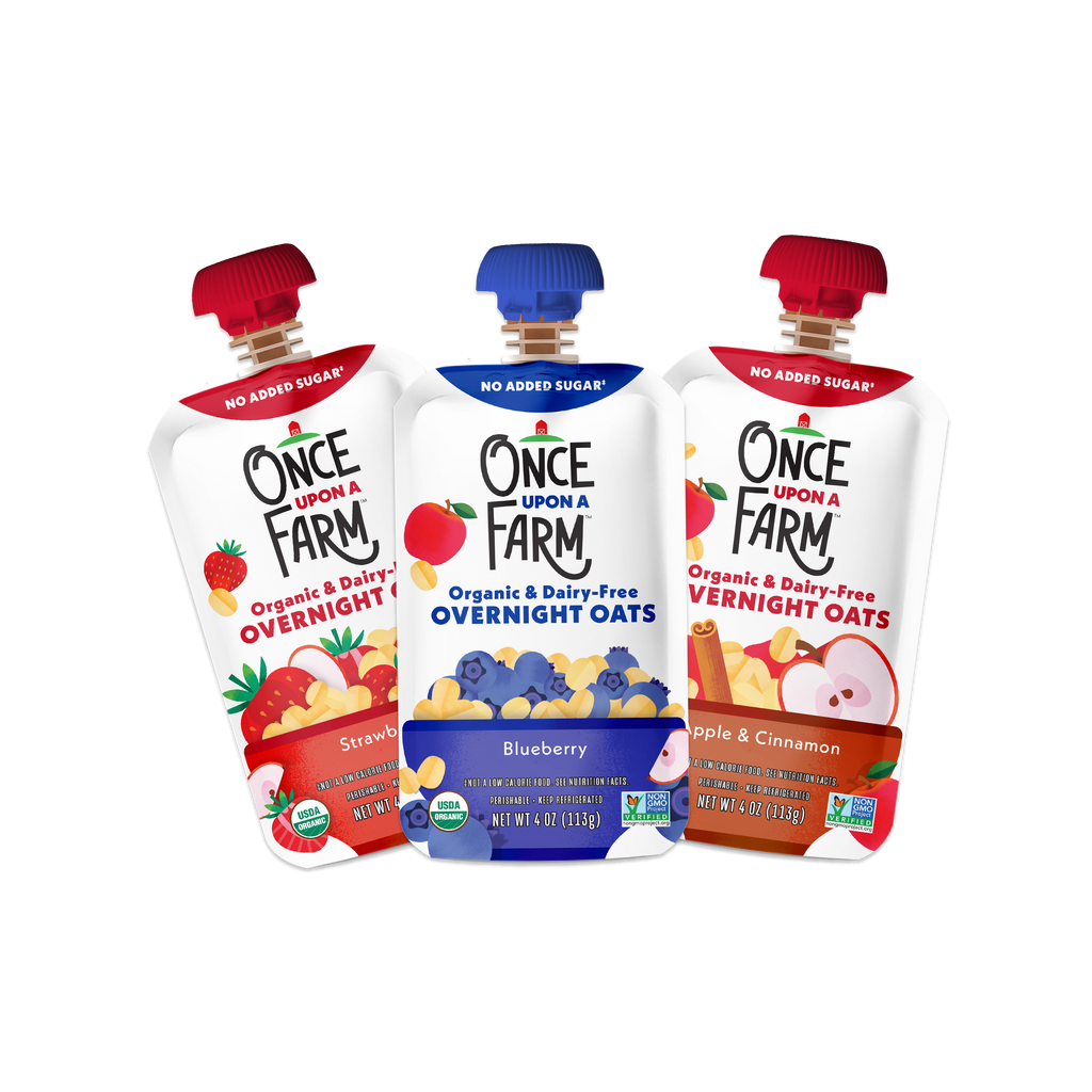 Front of Pouches in Overnight Oats Variety Pack