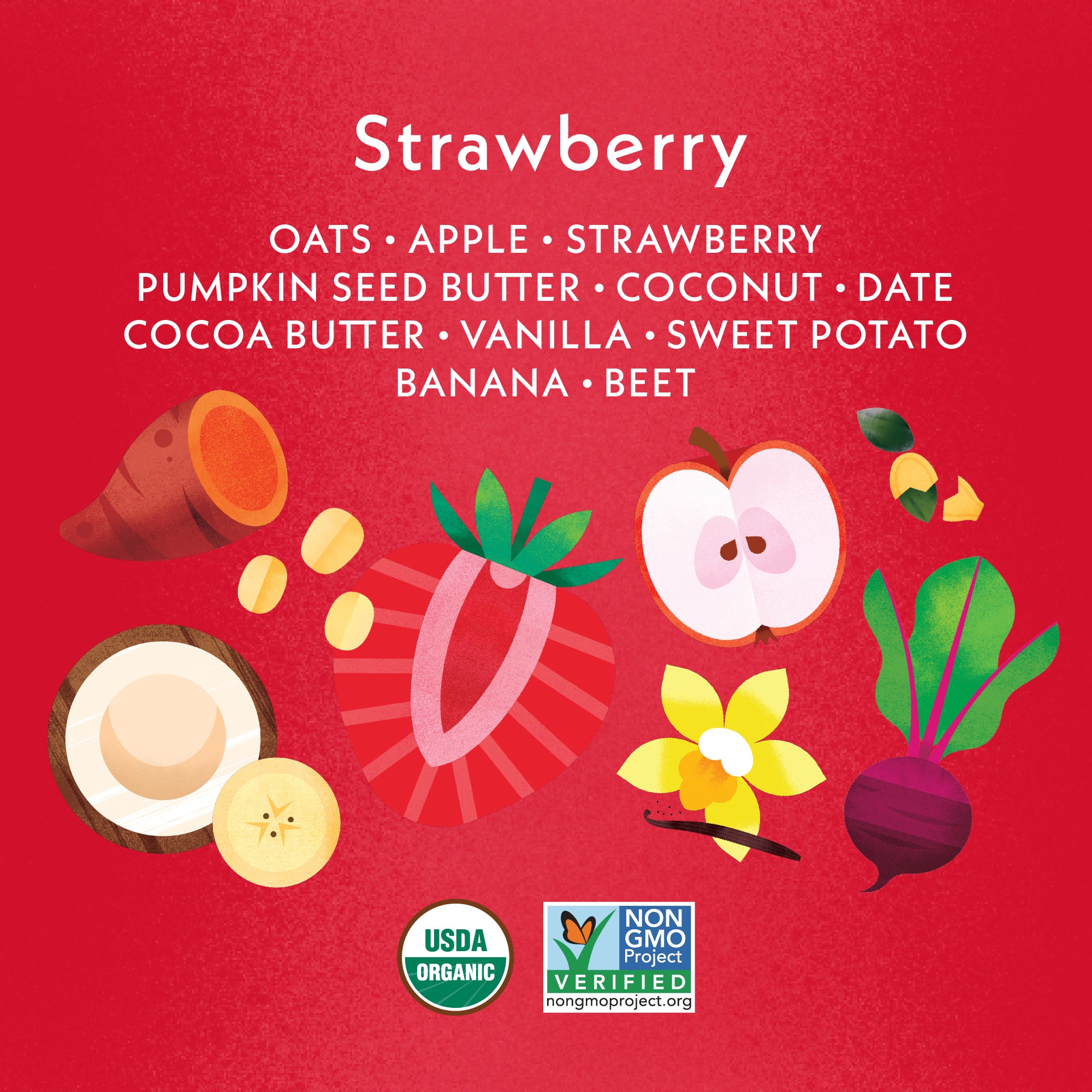 Key Ingredients: Strawberry Refrigerated Oat Bar