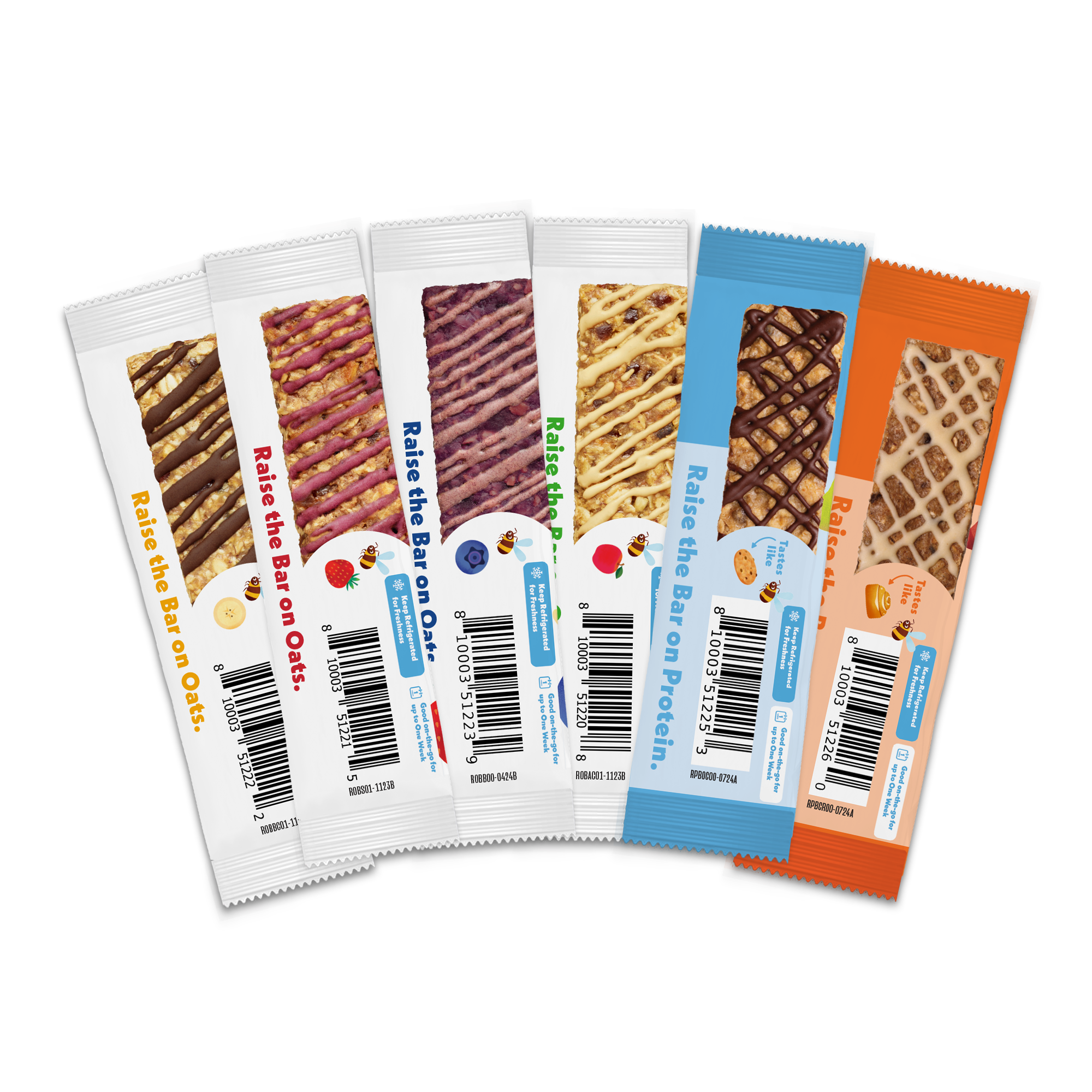 Refrigerated Oat Bar Variety Pack One-Time Add-On Back of Package