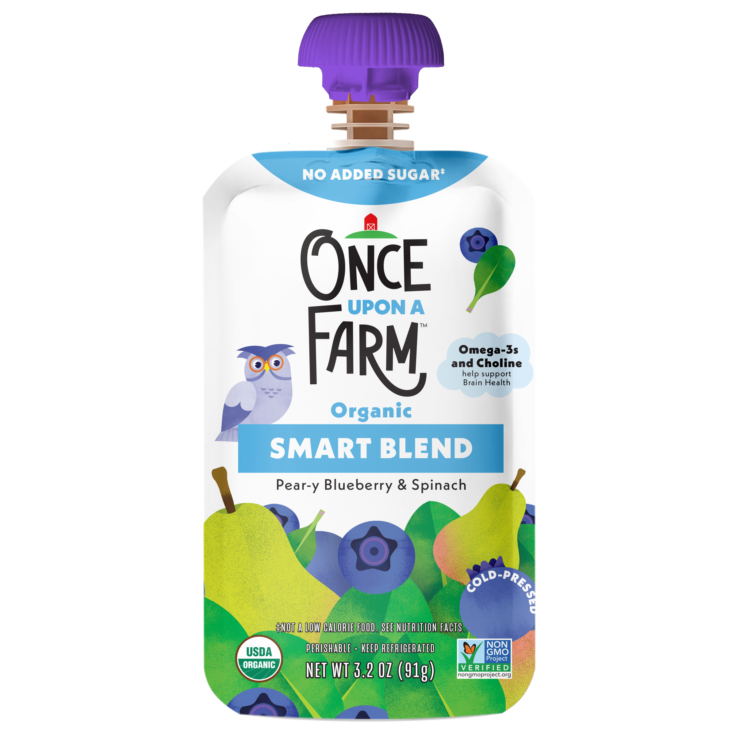Pear-y Blueberry & Spinach Smart Blend