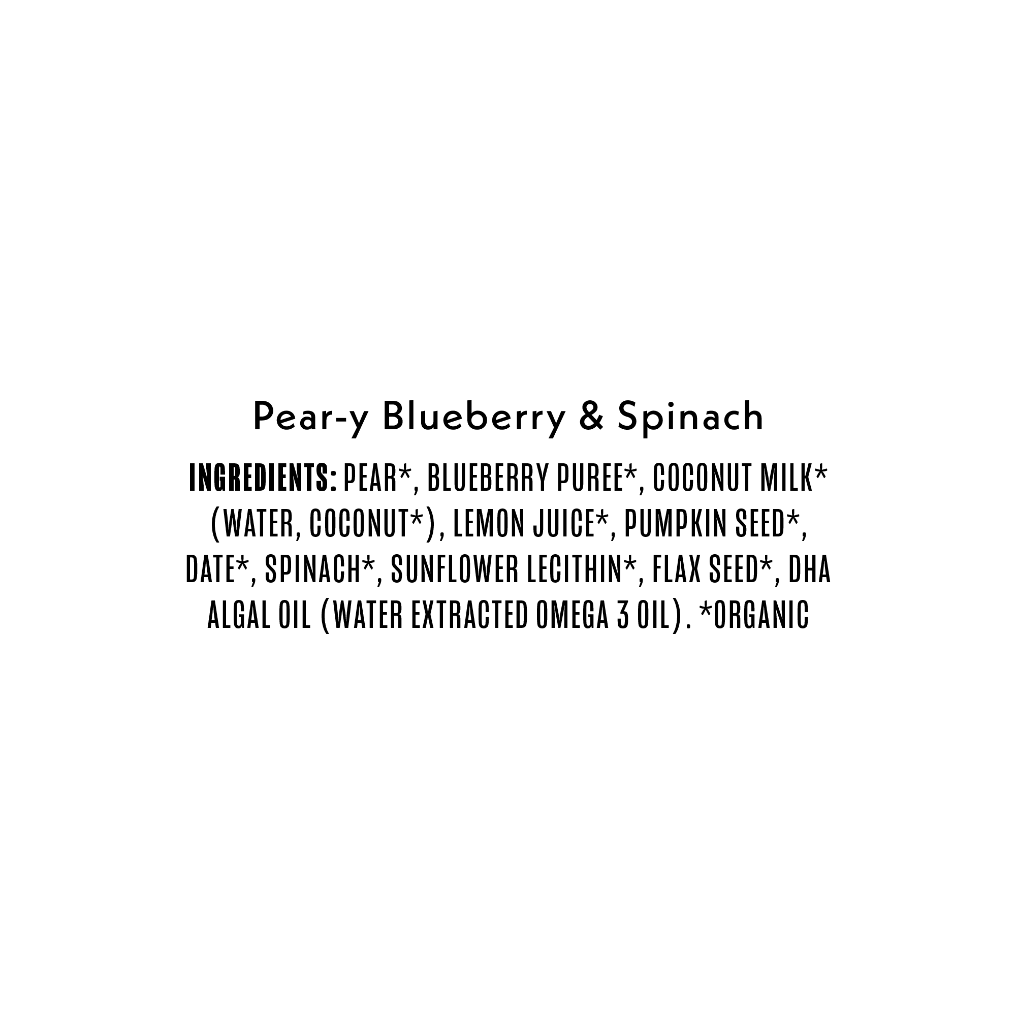 Pear-y Blueberry & Spinach Smart Blend (REWARD)