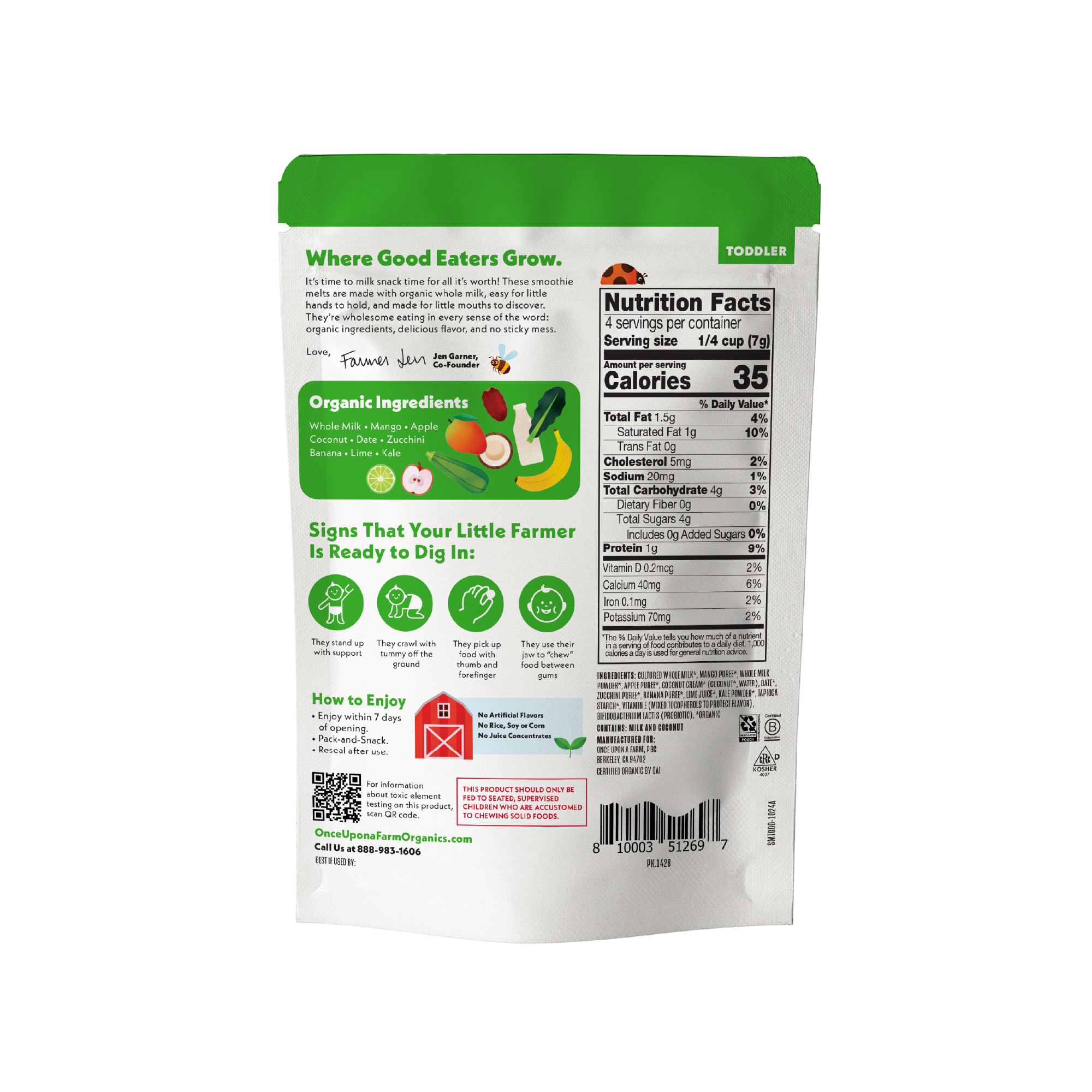 Tropical Greens Smoothie Melts, 8ct