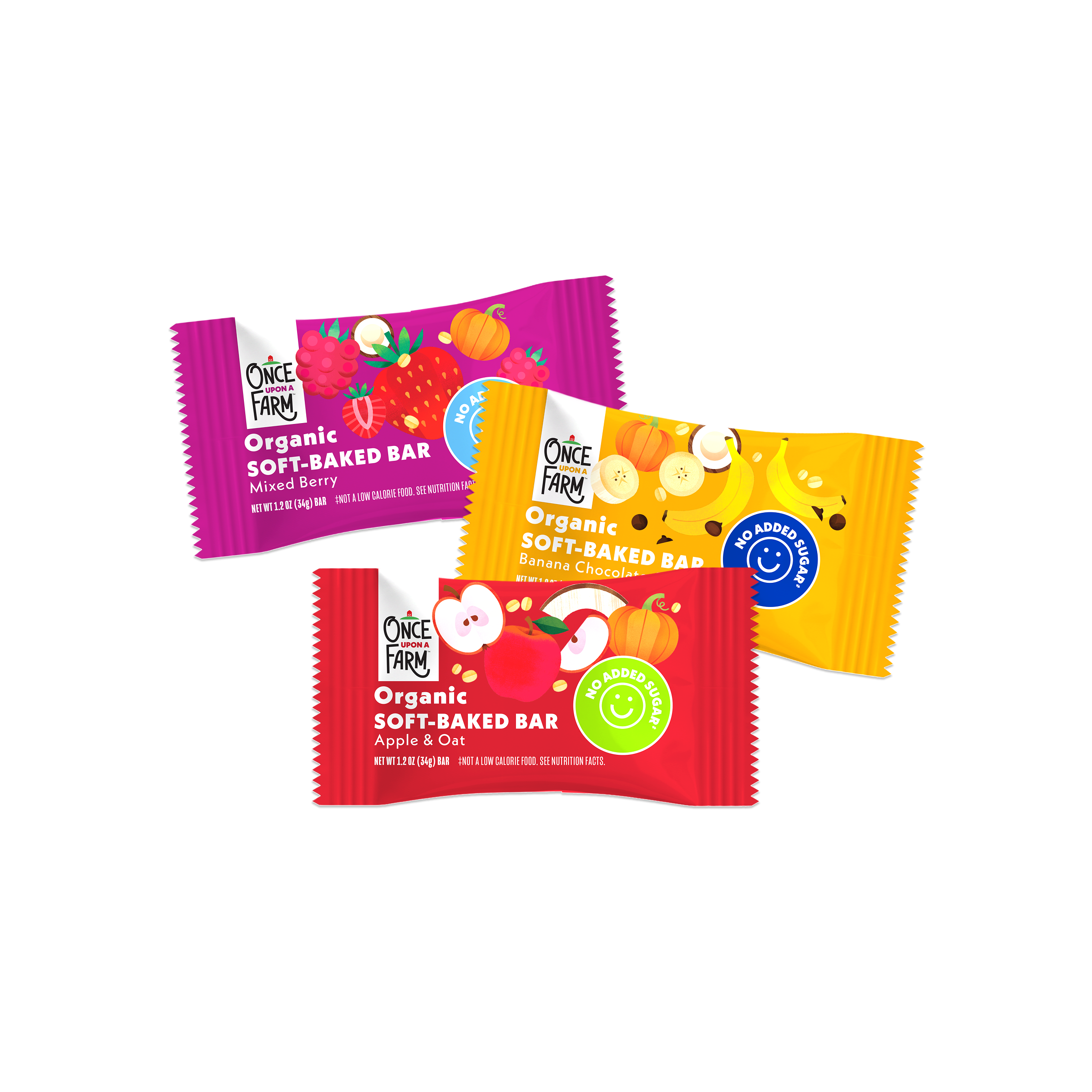 30ct box - showing three soft-baked bar packages on a white background