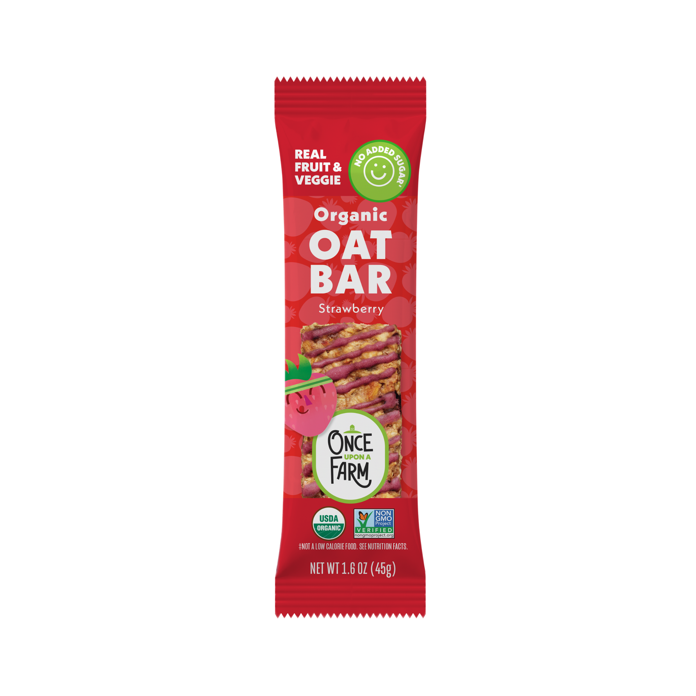 New Strawberry Refrigerated Oat Bar packaging