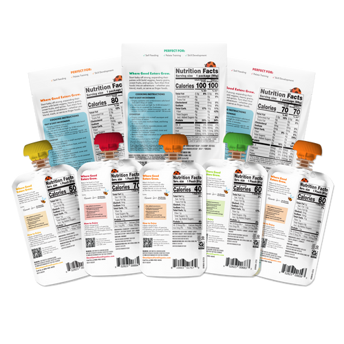 Summertime Snack & Meals Variety Pack back of packaging