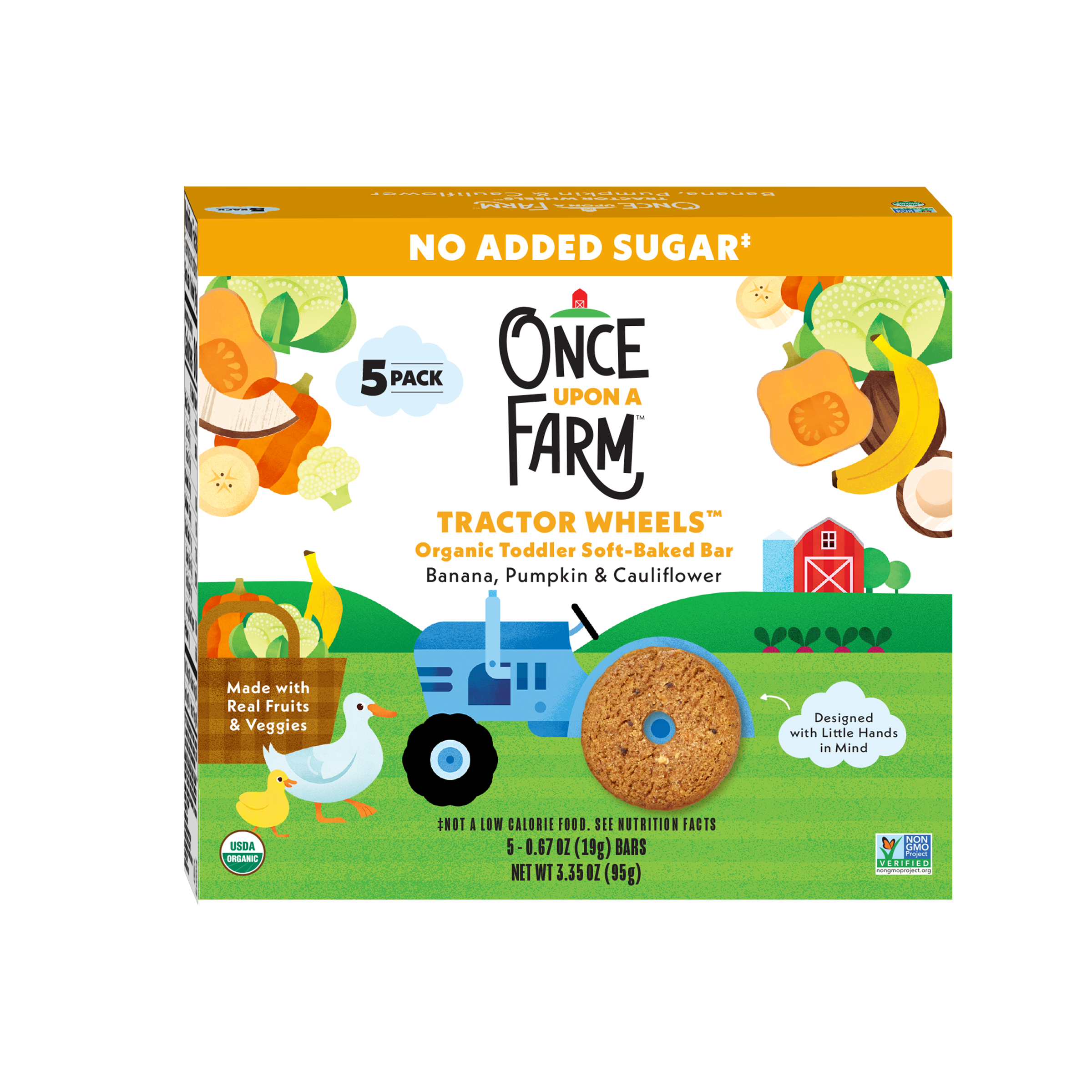 Banana, Pumpkin & Cauliflower Tractor Wheels, 8 boxes