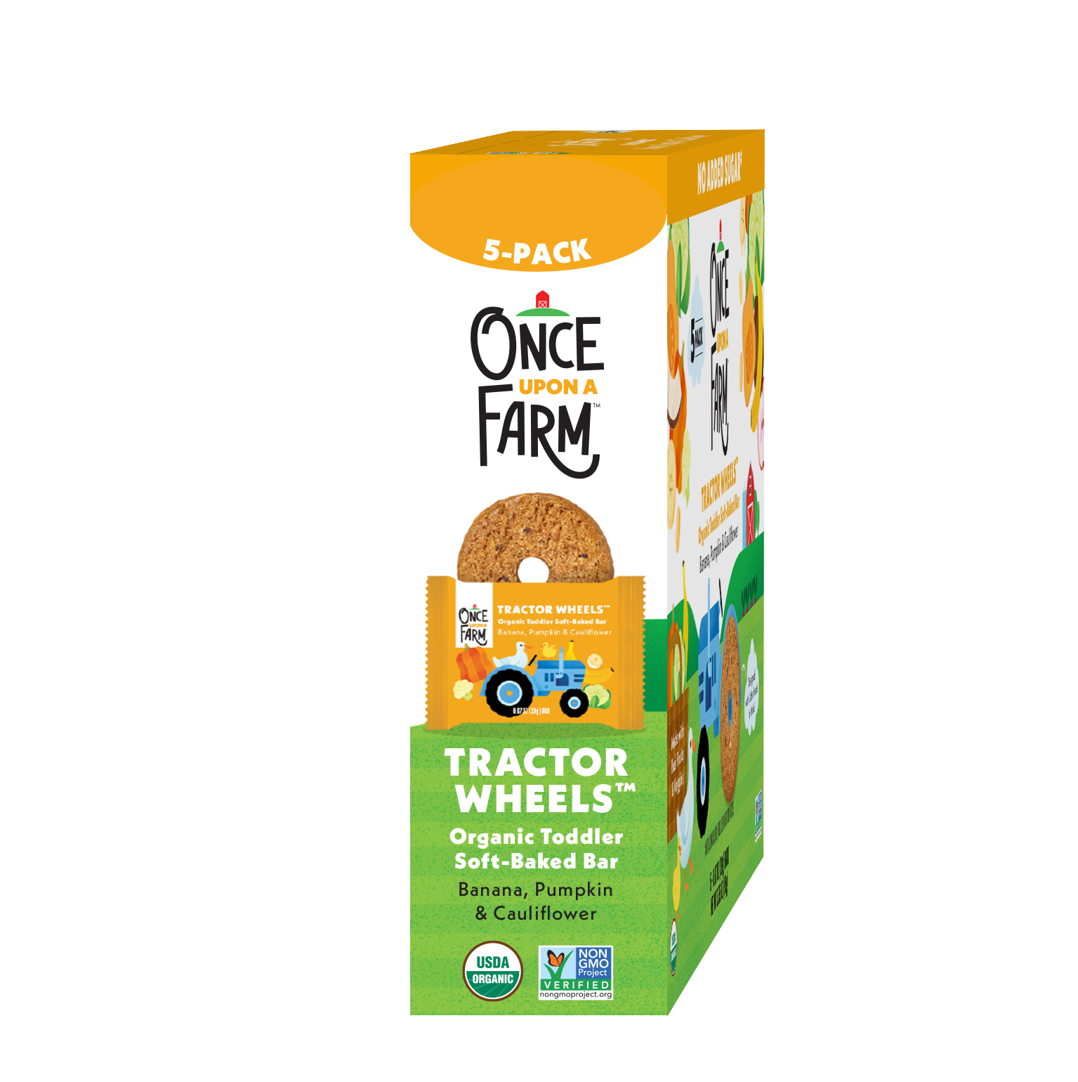 Banana, Pumpkin & Cauliflower Tractor Wheels, 8 boxes
