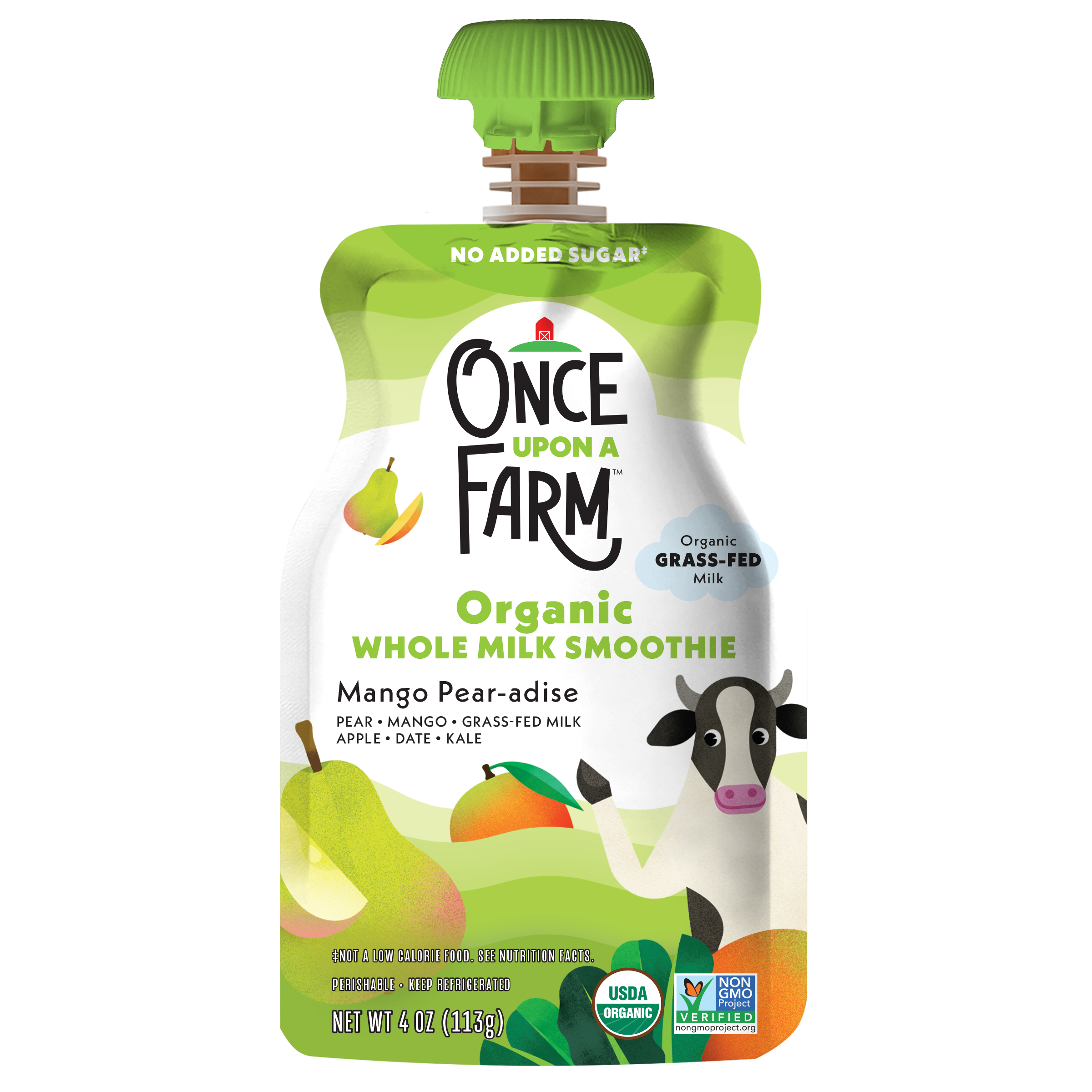 Pouches Toddler Once Upon A Farm Organic Dairy-Free Mango Ba