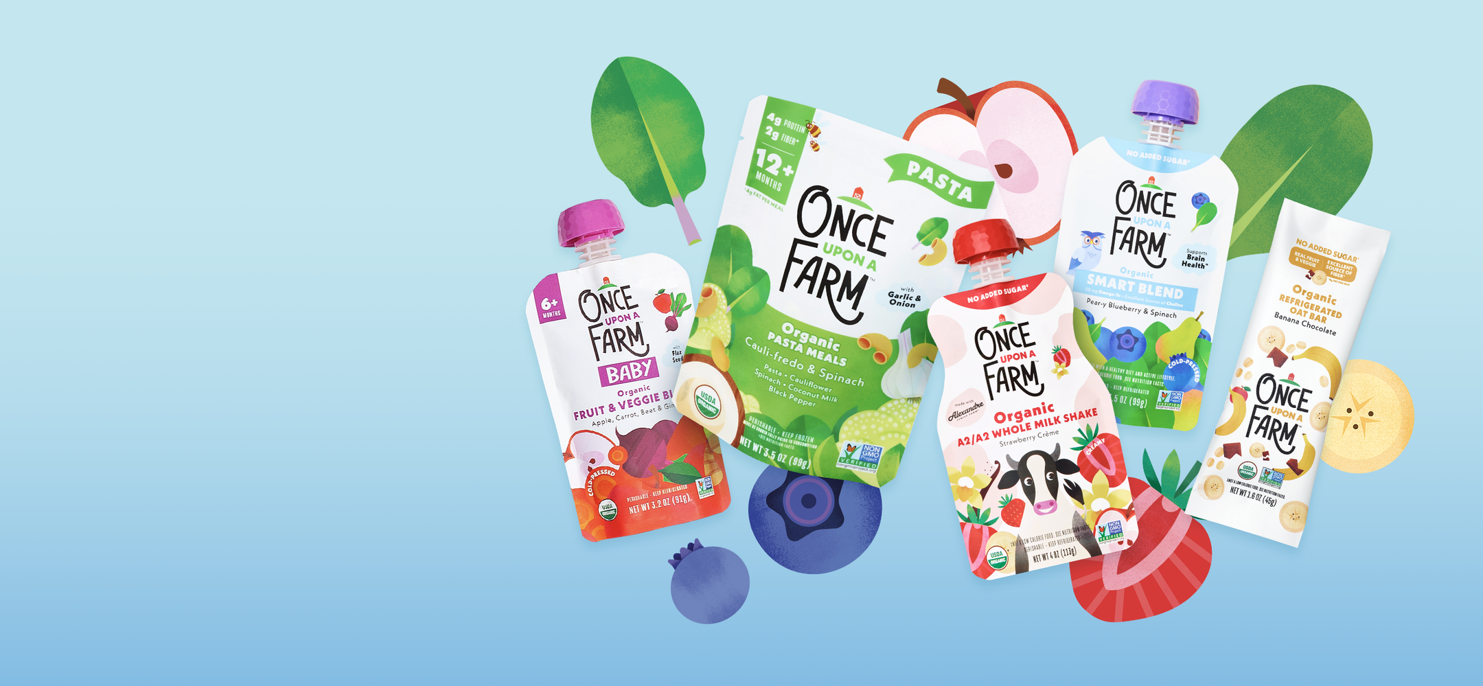 Once Upon a Farm  Clean Baby Food & Kids' Snacks