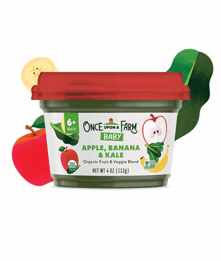 Animated Image: Apple, Banana & Kale