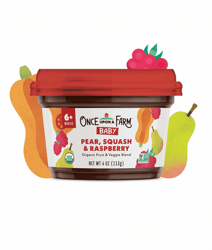 Animated Image: Pear, Squash & Raspberry